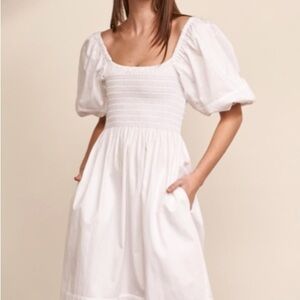 La Ligne Daisy Dress Small White